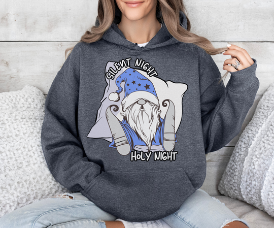 Silent Night Gnome Hoodie