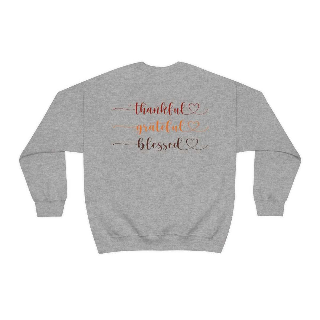Thankful Grateful Blessed Crewneck 28847647374454151807 44 Sweatshirt Worlds Worst Tees
