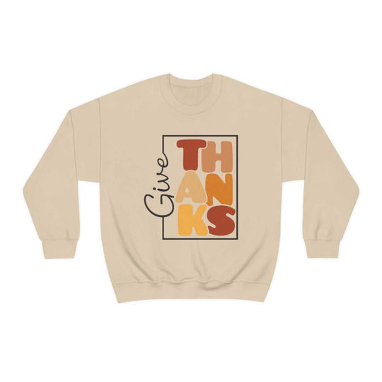 Give Thanks Crewneck 33400997722738394464 44 Sweatshirt Worlds Worst Tees