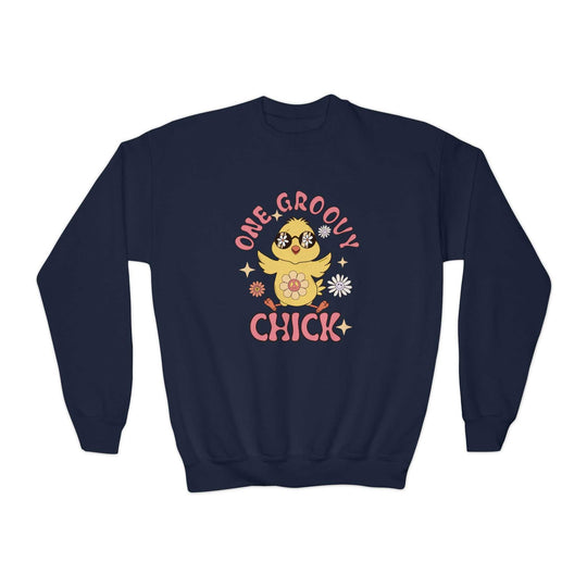 One Groovy Chick Youth Crewneck 41736004985573964402 38 Kids clothes Worlds Worst Tees