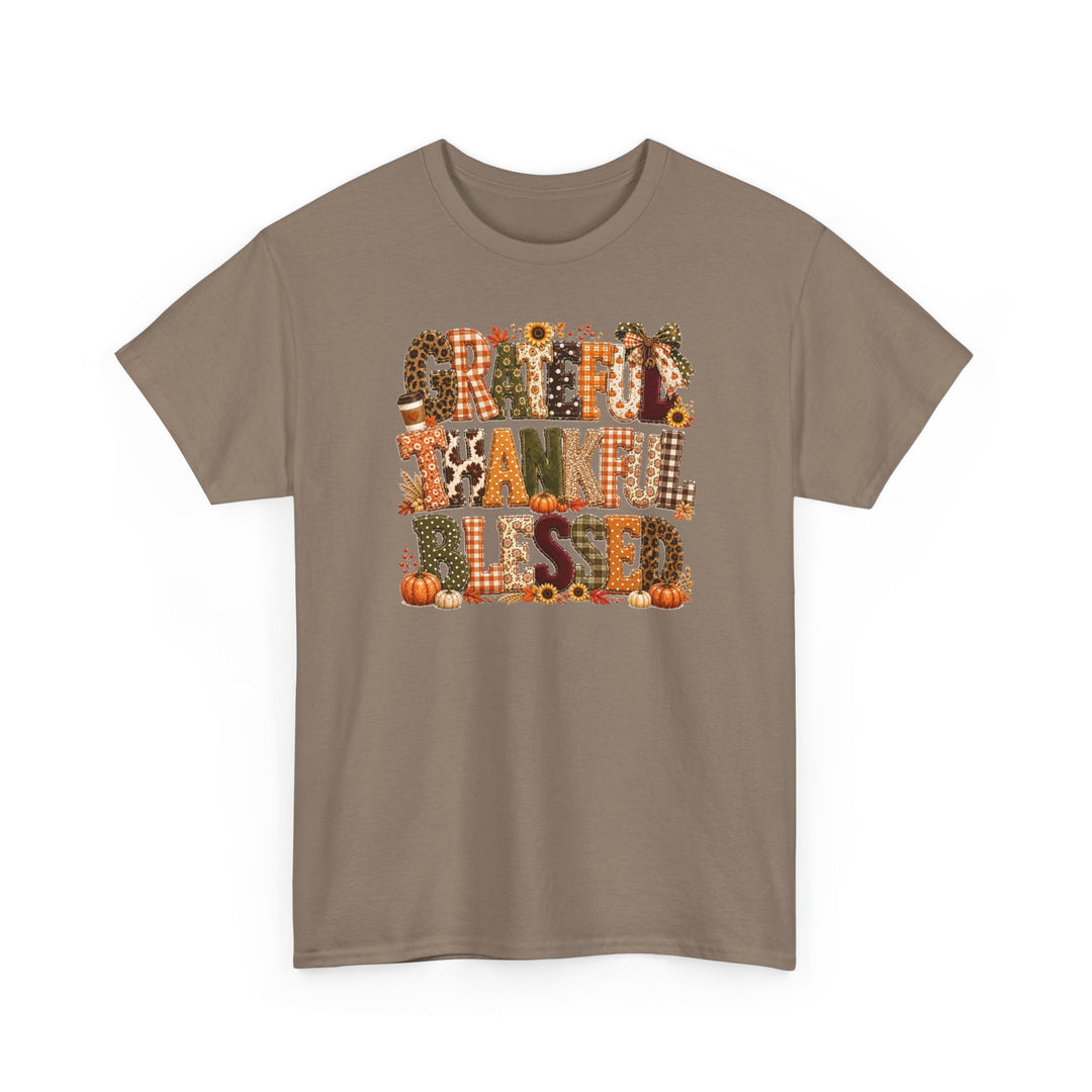 Greatful Thankful Blessed Tee