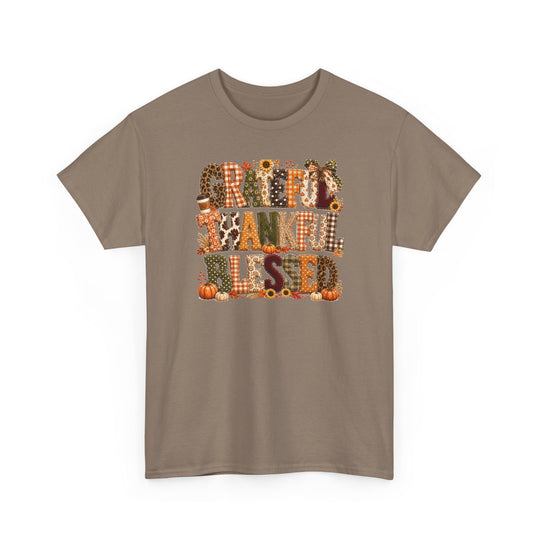 Greatful Thankful Blessed Tee