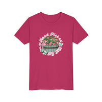 Hand Picked by GOD Youth Tee, a soft, lightweight kids' shirt with ribbed collar, ideal for displaying custom artwork, ensuring all-day comfort and a modern fit.