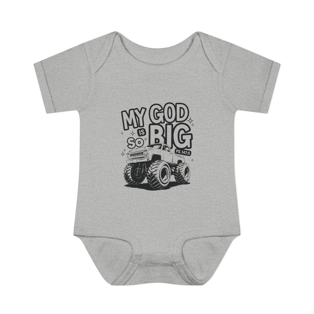 My GOF is So Big Onesie: Soft, infant unisex bodysuit with lap shoulders, designed for comfort with 100% combed ringspun cotton. Ideal for infants' sensitive skin.