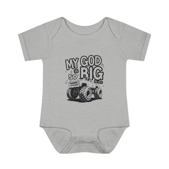 My GOF is So Big Onesie: Soft, infant unisex bodysuit with lap shoulders, designed for comfort with 100% combed ringspun cotton. Ideal for infants' sensitive skin.