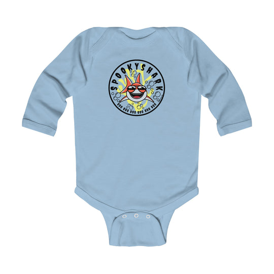 Spooky Shark Long Sleeved Onesie