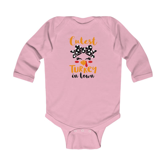 Cutest Little Turkey Long Sleeve Onesie