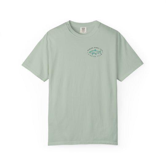 It's Fish O'clock Somewhere Tee by Comfort Colors 1717, featuring a relaxed fit and durable garment-dyed cotton, ideal for casual wear.