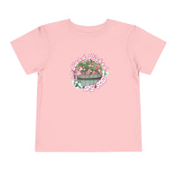 Hand Picked by GOD Toddler Tee, a custom Bella Canvas short sleeve shirt for toddlers, made from 100% Airlume combed cotton, featuring a tear-away label for comfort.