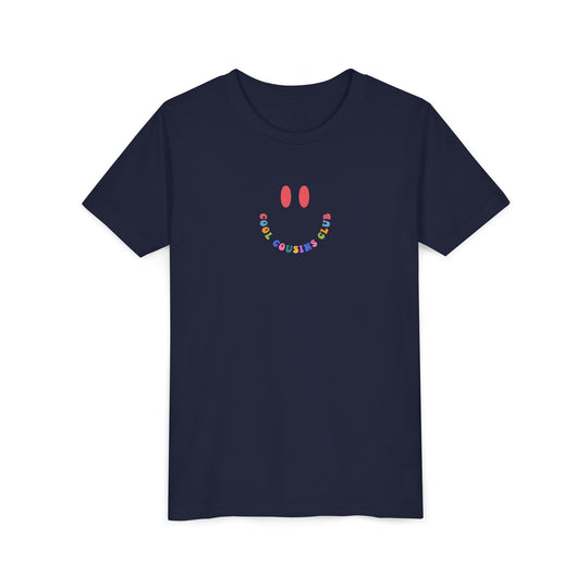 Cool Cousins Club Youth Tee, lightweight and comfy, perfect for kids' daily wear. Features a crew neckline and side seams, enhancing shape and fit.
