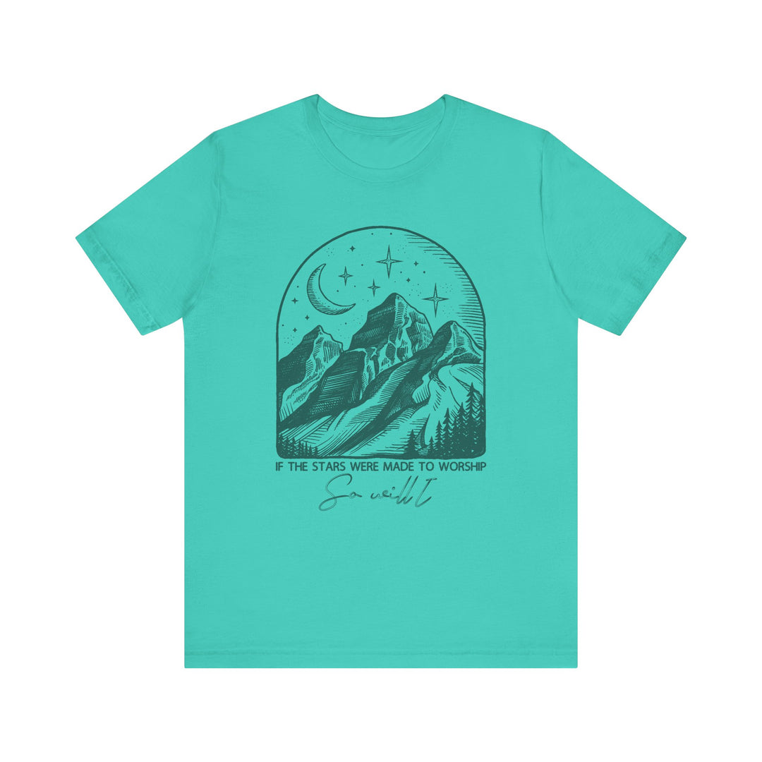 Worship Tipsy Tee: A classic unisex jersey short sleeve t-shirt, soft cotton with ribbed knit collars and tapered shoulders for a comfortable, stylish fit.