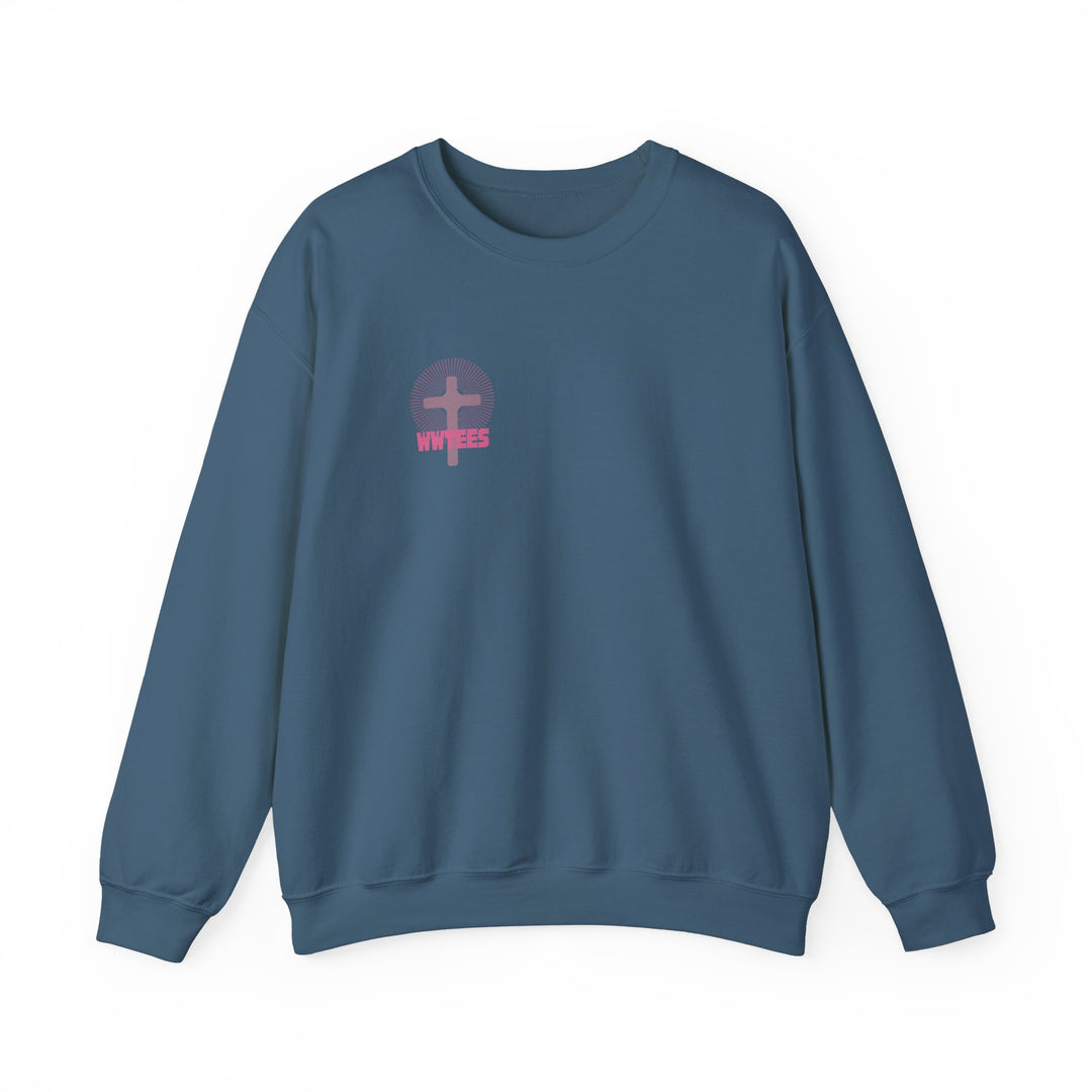 Good Things are Coming Crew: Unisex crewneck sweatshirt, medium-heavy polyester-cotton blend, ribbed collar, durable stitching; perfect for cozy wear with embroidery option.