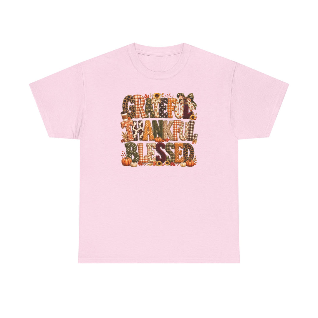 Greatful Thankful Blessed Tee