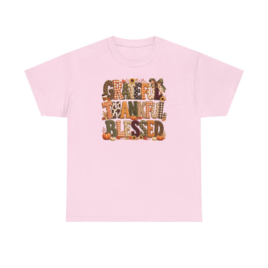 Greatful Thankful Blessed Tee