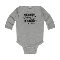 Chunky Thighs and Spooky Vibes Long Sleeved Onesie