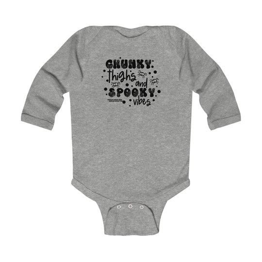 Chunky Thighs and Spooky Vibes Long Sleeved Onesie