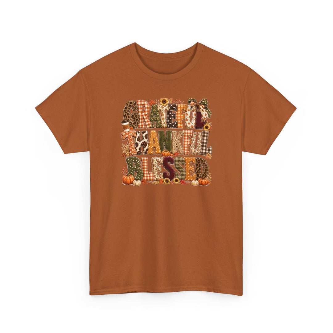 Greatful Thankful Blessed Tee