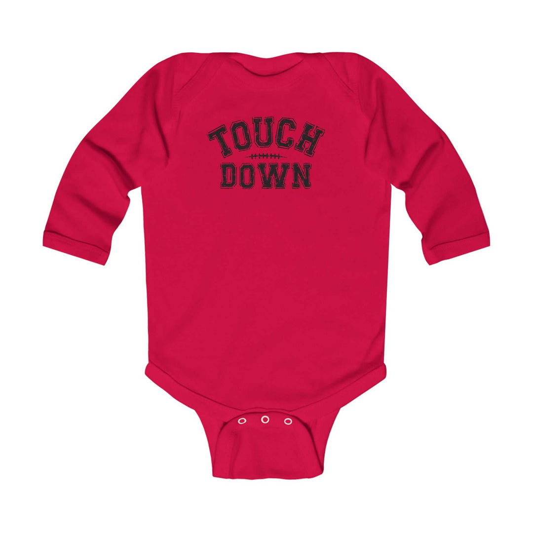 Touch Down Long Sleeve Onesie 14900325255722673224 19 Kids clothes Worlds Worst Tees