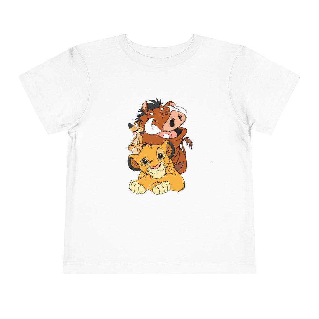 LK Toddler Tee: A comfortable Bella Canvas short sleeve shirt, crafted from 100% Airlume cotton, featuring a tear-away label, perfect for everyday toddler wear.
