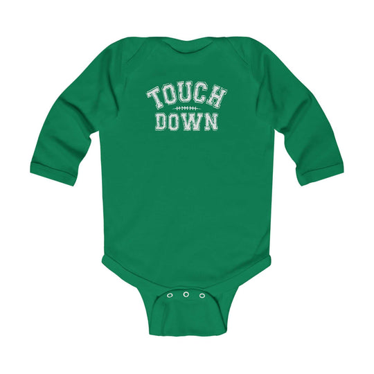 Touch Down Long Sleeve Onesie 14900325255722673224 19 Kids clothes Worlds Worst Tees