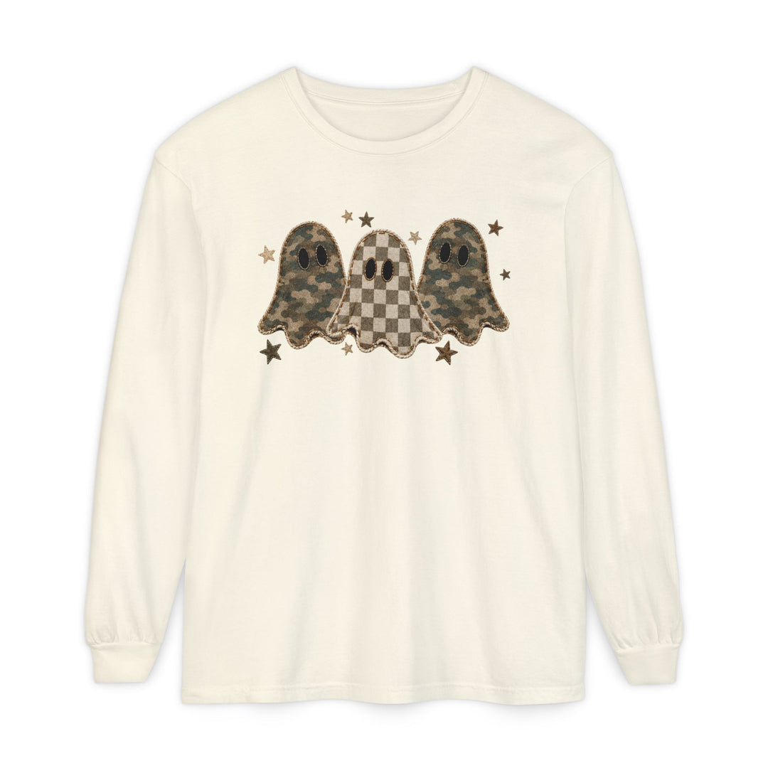 Ghost Camo Crew Long Sleeve Tee