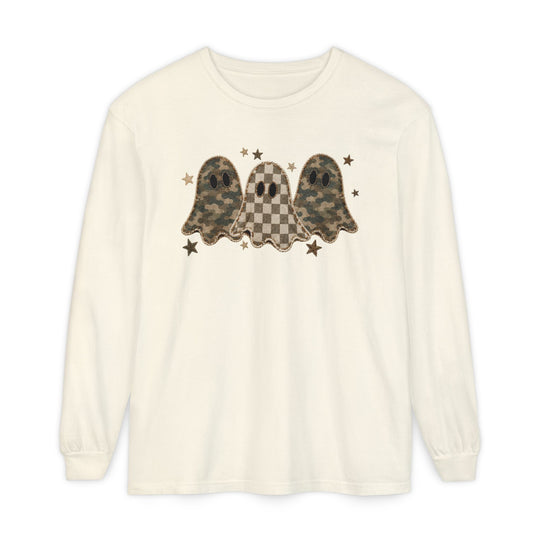 Ghost Camo Crew Long Sleeve Tee