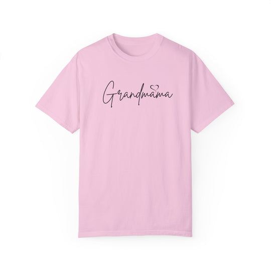 A relaxed fit Grandmama Tee, crafted from 100% ring-spun cotton, featuring double-needle stitching for durability and a seamless design for comfort. Ideal for daily wear.