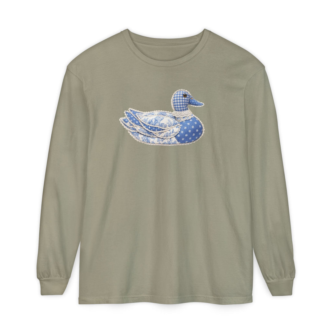 Patchwork Duck Long Sleeve Tee