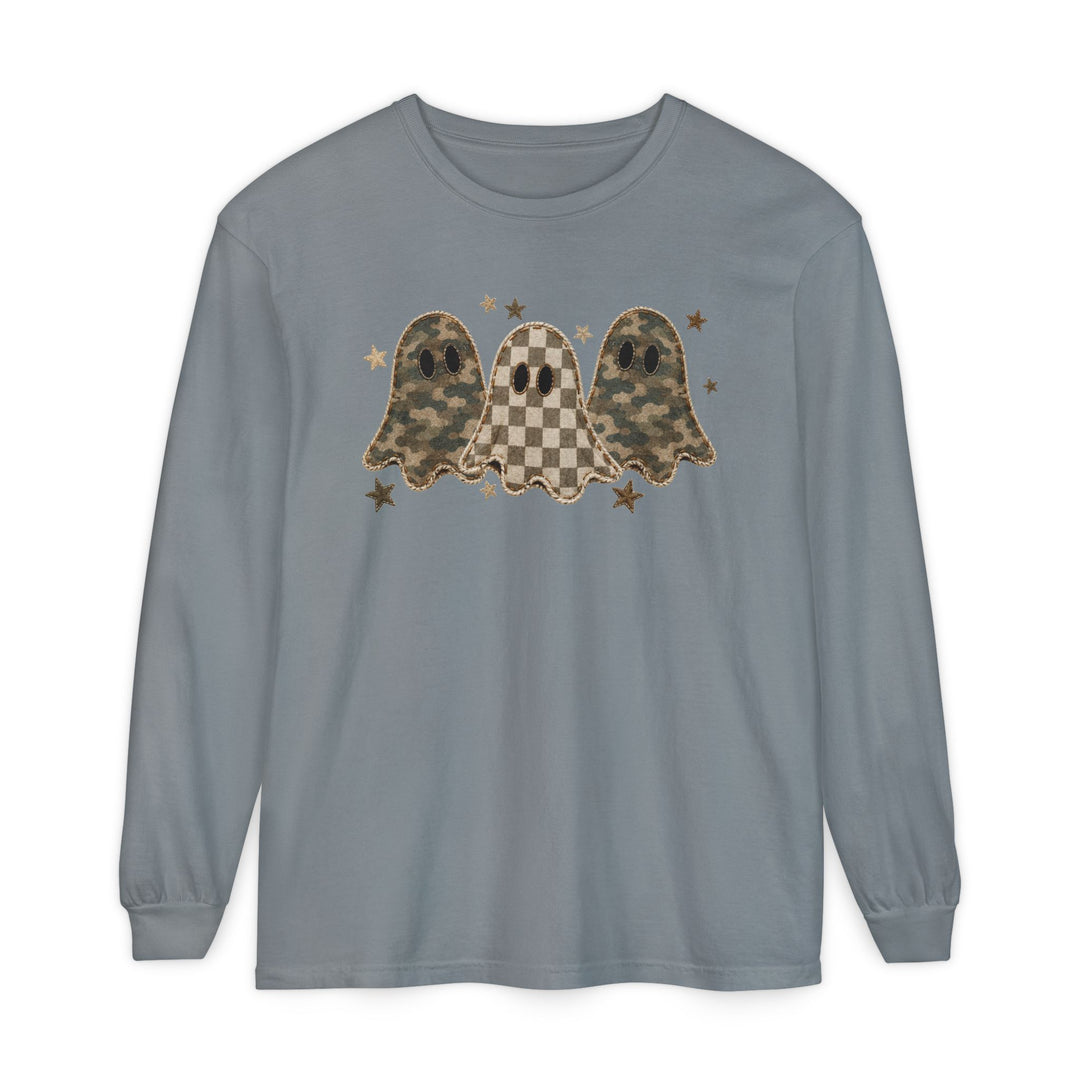 Ghost Camo Crew Long Sleeve Tee