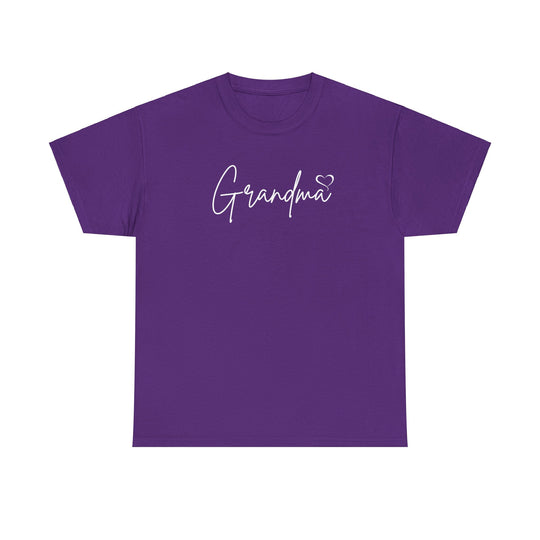 Unisex Grandma Love Tee: Classic fit, heavy cotton shirt with ribbed collar. No side seams for comfort. Durable tape on shoulders. Medium weight fabric. Sizes S-5XL. Fiber content varies.