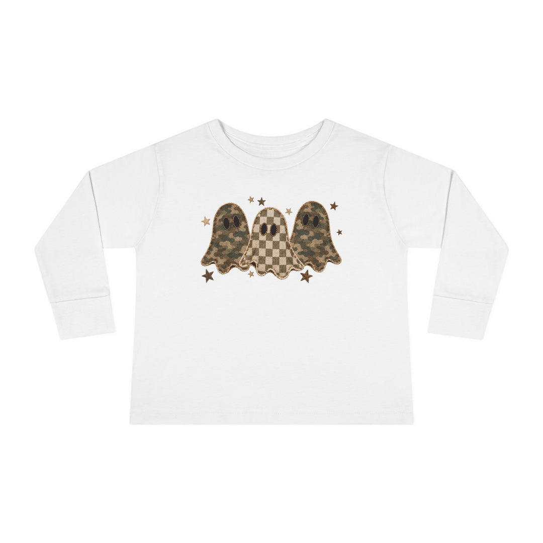 Ghost Camo Crew Toddler Long Sleeve Tee