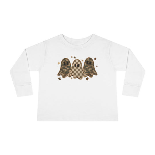 Ghost Camo Crew Toddler Long Sleeve Tee