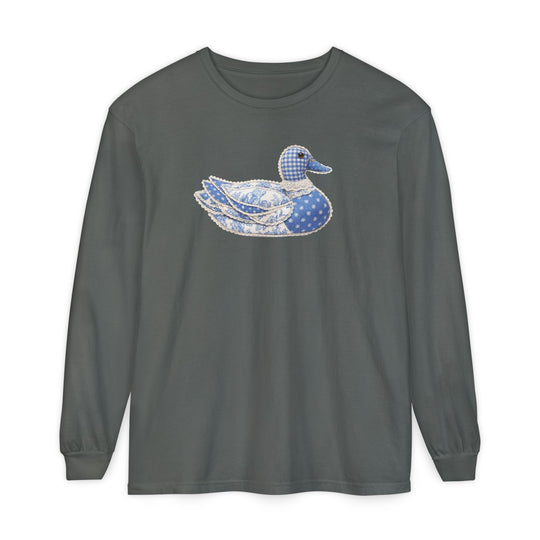 Patchwork Duck Long Sleeve Tee