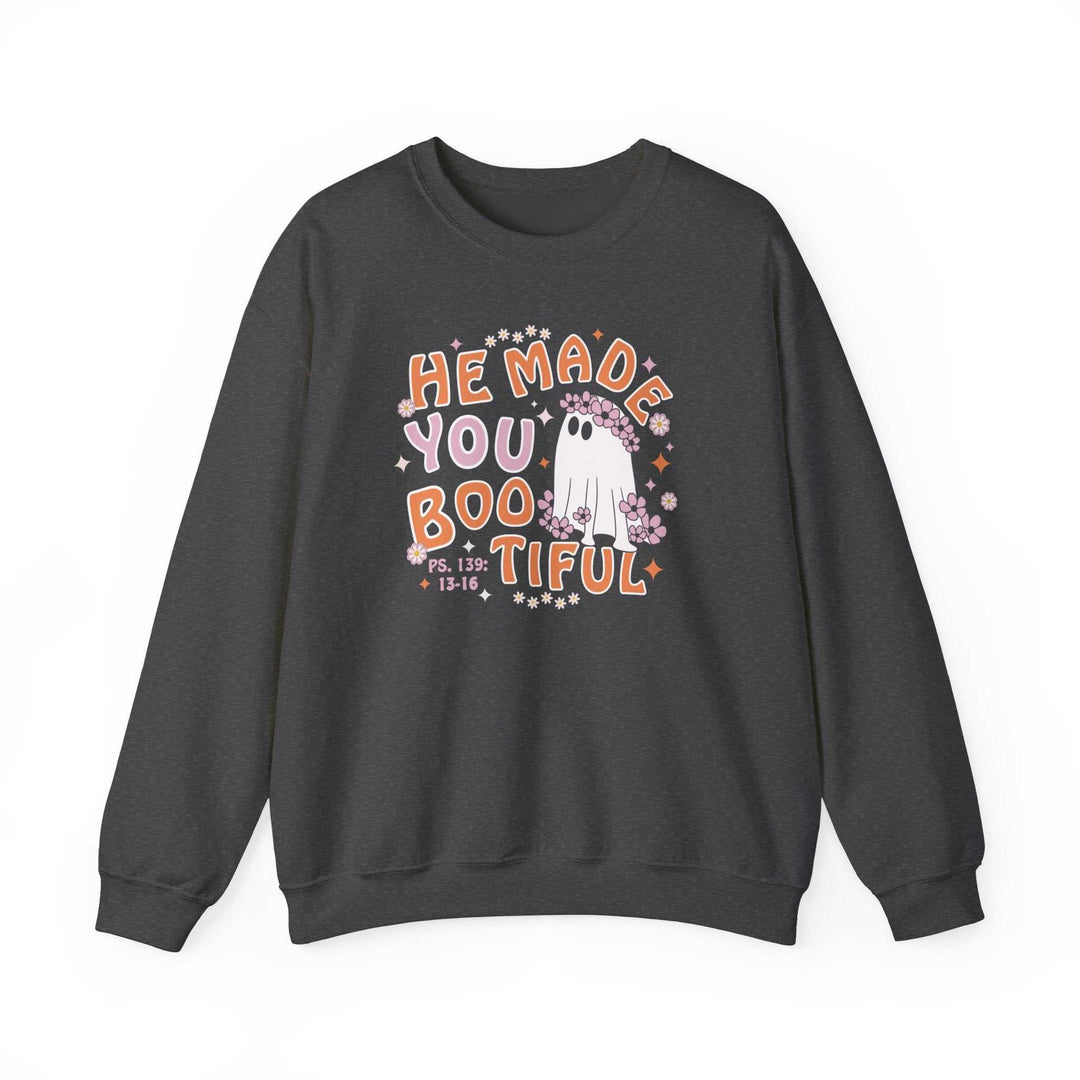 He Made You Bootiful Crewneck 26082506063212326272 46 Sweatshirt Worlds Worst Tees