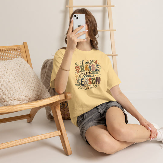 Praise Him in Every Season Fall Tee
