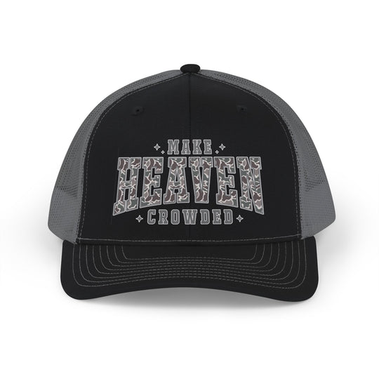 Make Heaven Crowded Snapback Trucker Cap