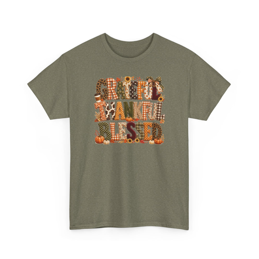 Greatful Thankful Blessed Tee