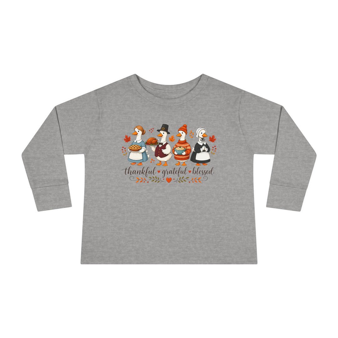 Thankful Goose Toddler Long Sleeve Tee