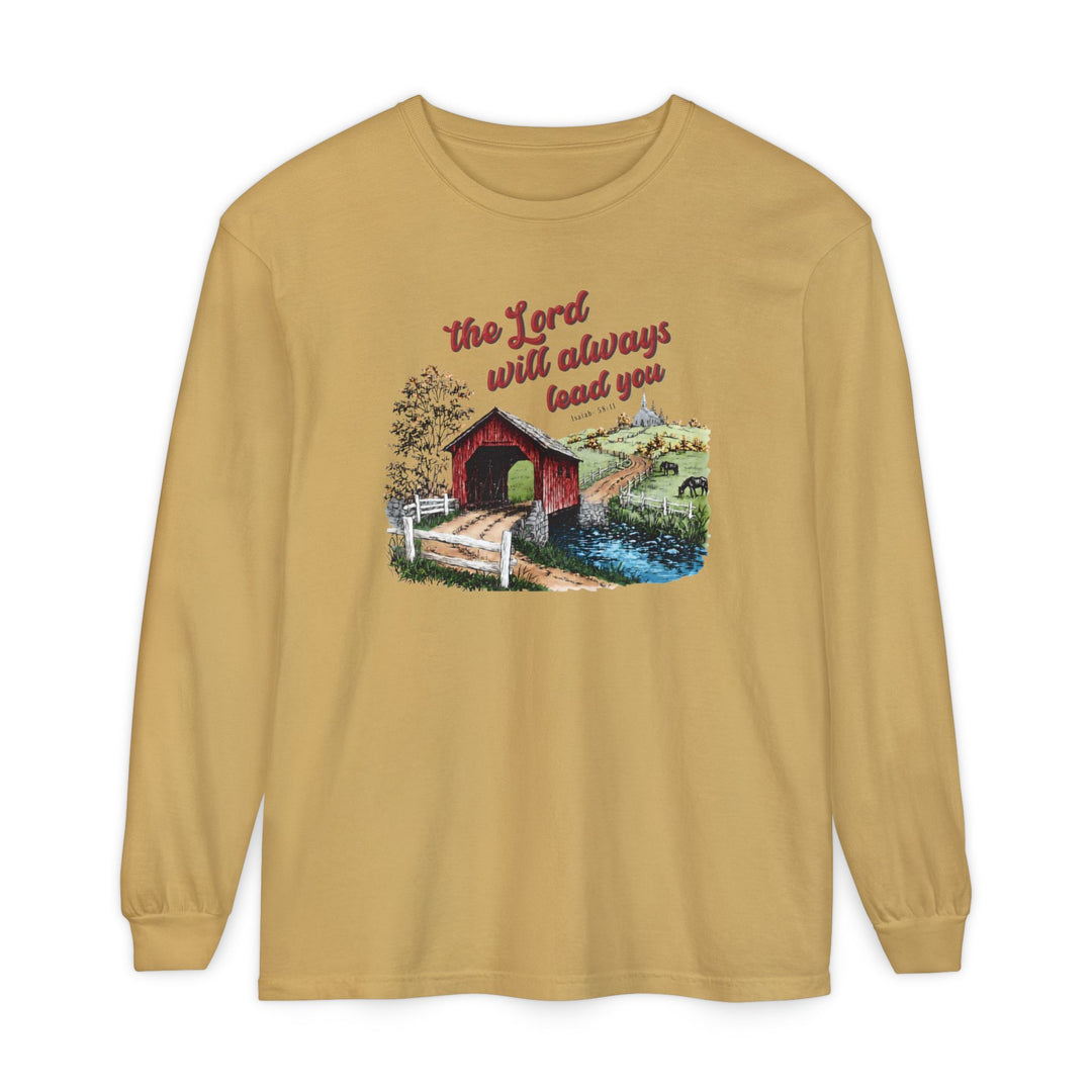The Lord Will Lead You Long Sleeve Tee