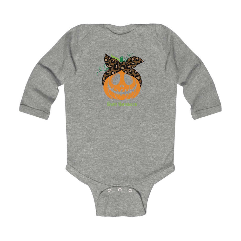 Pumpkin Log Sleeve Onesie