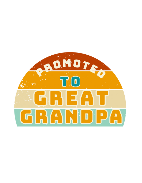 A ring-spun cotton garment-dyed tee, the Promoted to Great Grandpa Tee offers a relaxed fit with durable double-needle stitching and a seamless design. Ideal for daily wear, it exudes comfort and style.