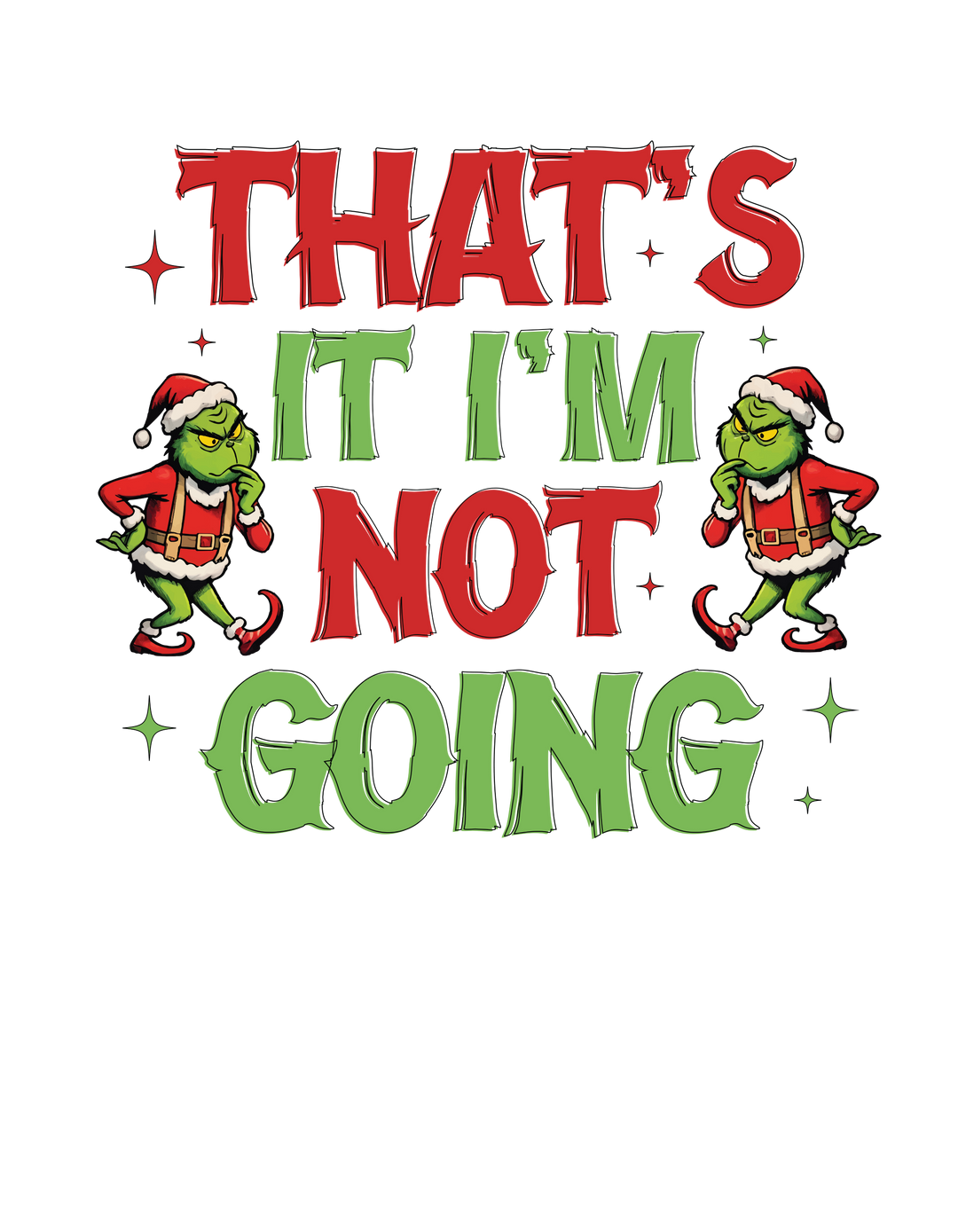 I'm Not Going Toddler Hoodie