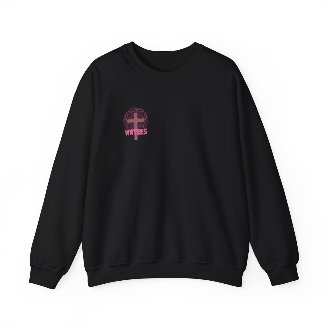 Unisex crewneck sweatshirt, Good Things are Coming Crew, with ribbed collar and durable stitching, made from cozy polyester-cotton blend, ideal for colder months.