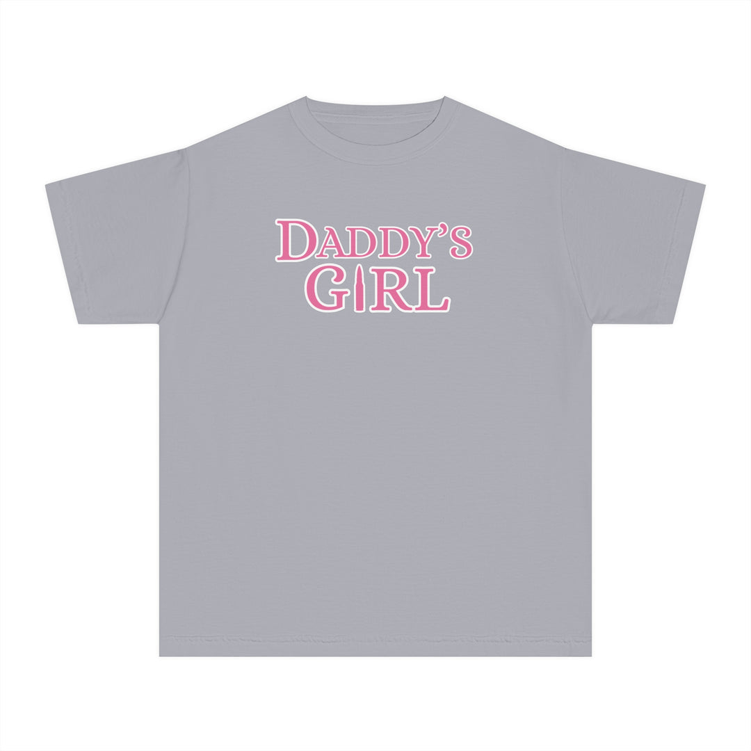 Daddy's Girl Kids Tee, featuring a classic fit and soft-washed fabric, offers comfort and agility for active kids. Made from 100% combed ringspun cotton.