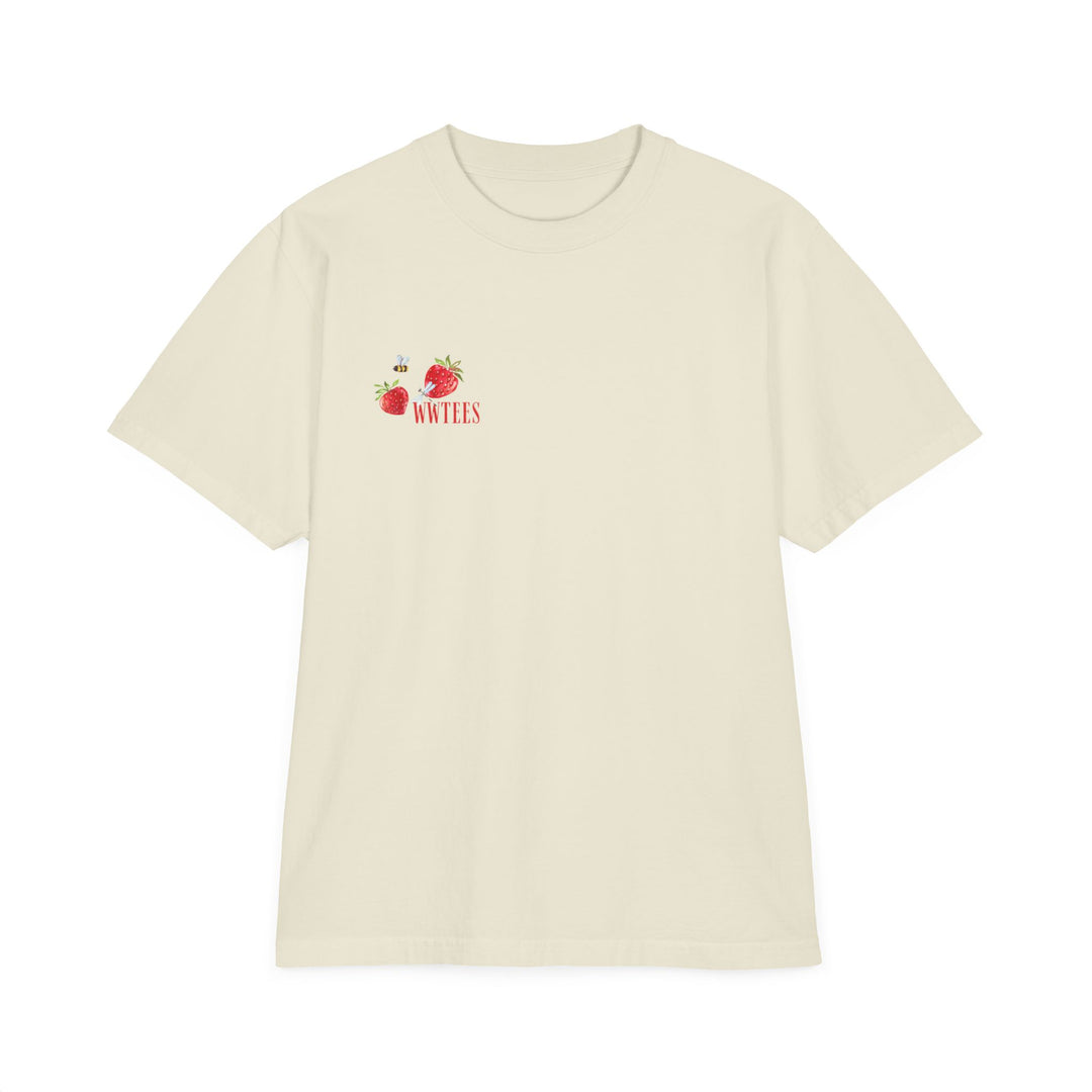 Jesus is the Sweetest Tee: Unisex drop-shoulder t-shirt with a relaxed, oversized fit, vintage washed, featuring reinforced stitching and a ribbed crew neck.