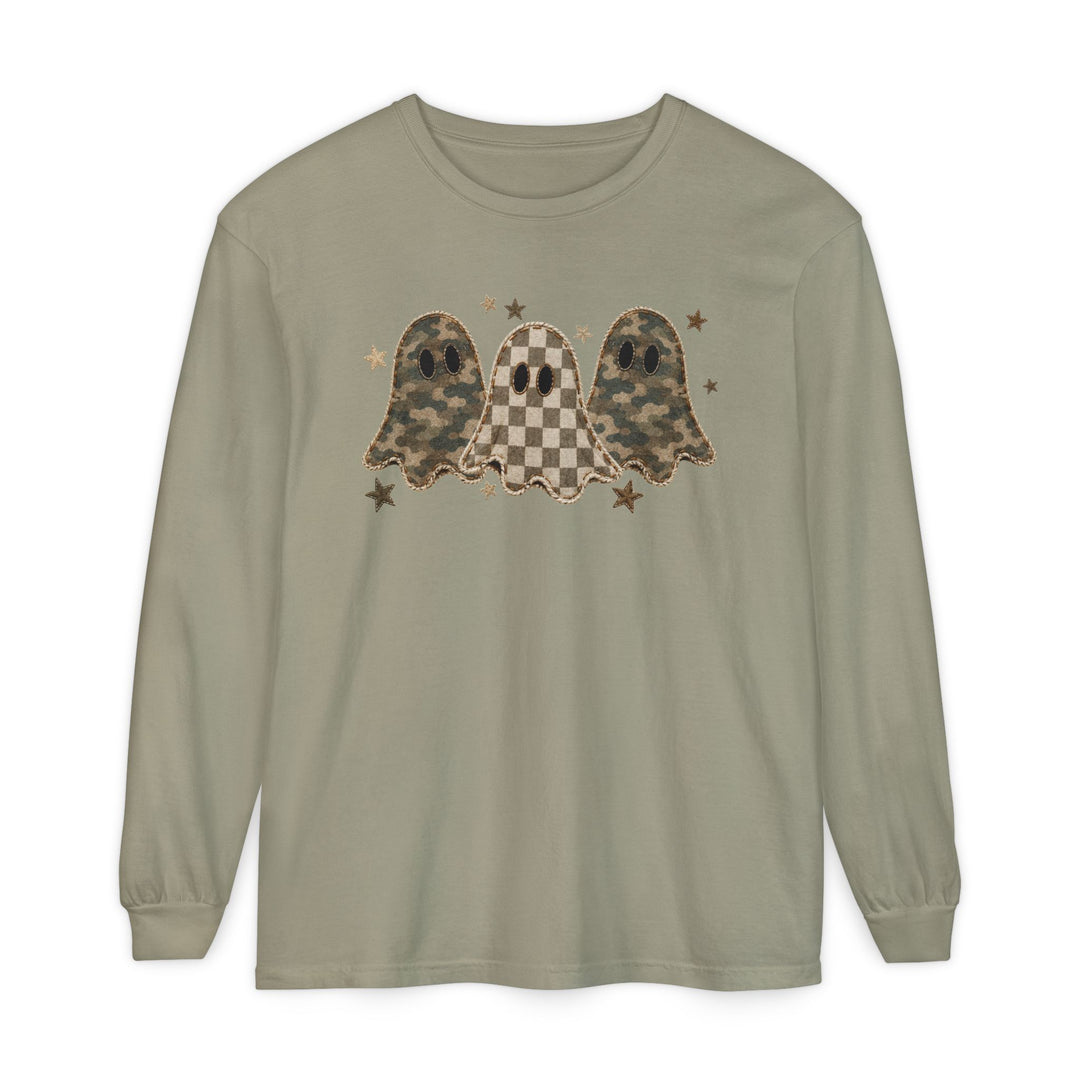 Ghost Camo Crew Long Sleeve Tee