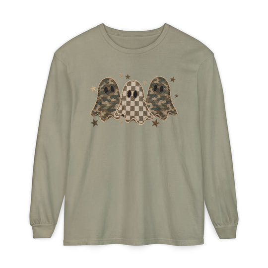 Ghost Camo Crew Long Sleeve Tee