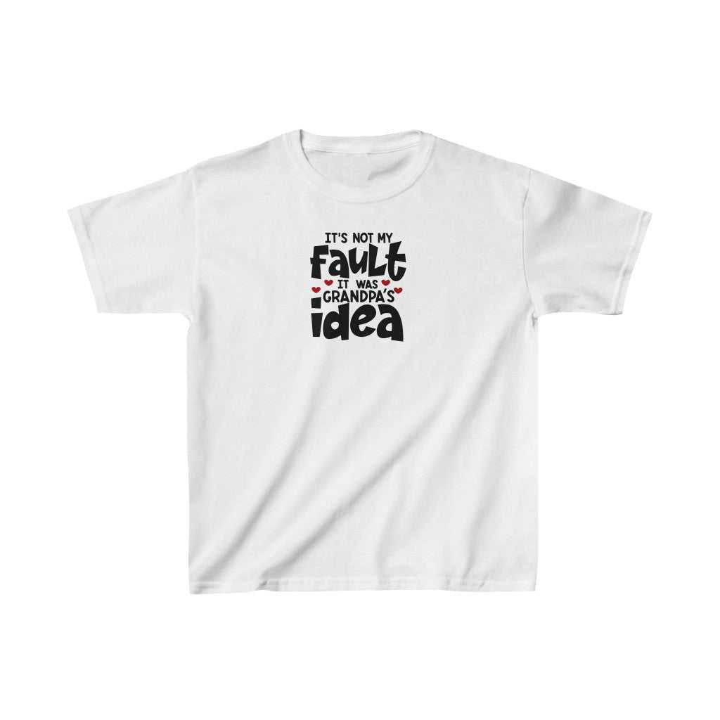It Was Grandpa's Idea Kids Tee 10864906481480833668 18 Kids clothes Worlds Worst Tees