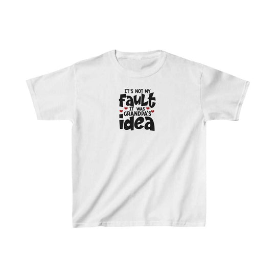 It Was Grandpa's Idea Kids Tee 10864906481480833668 18 Kids clothes Worlds Worst Tees