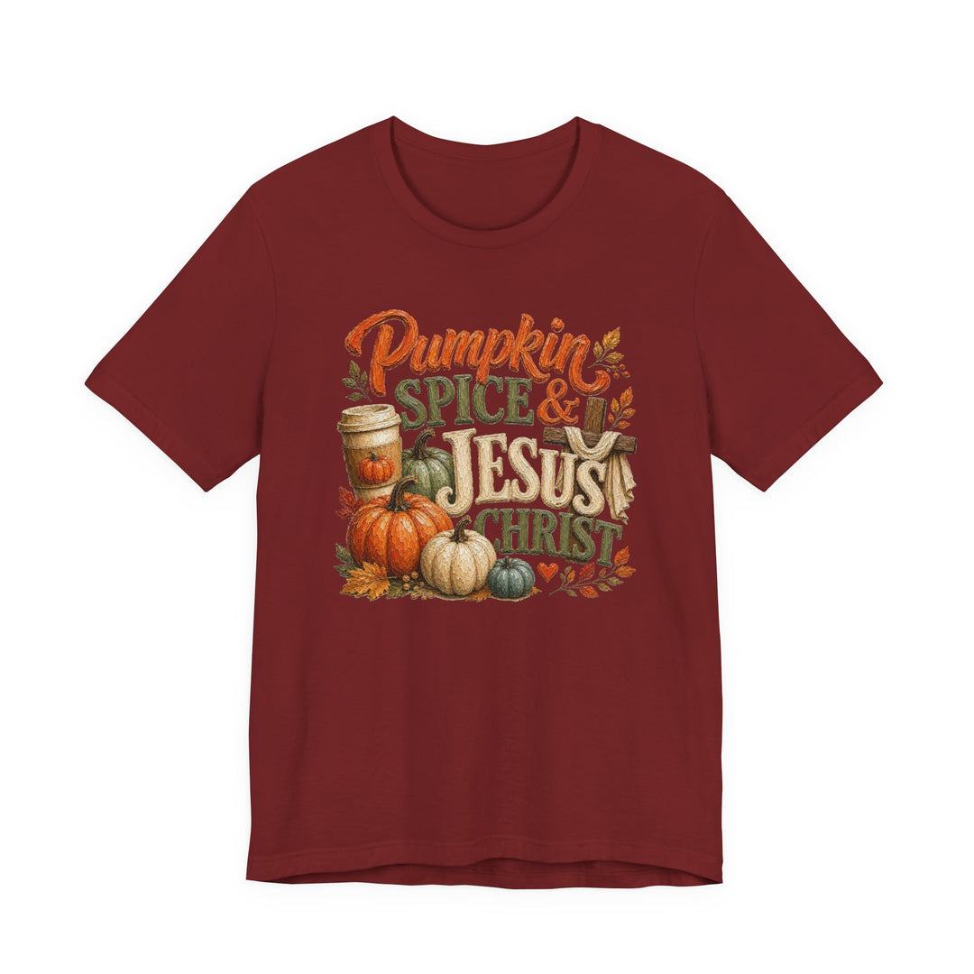Pumpkin Spice and Jesus Christ Tee